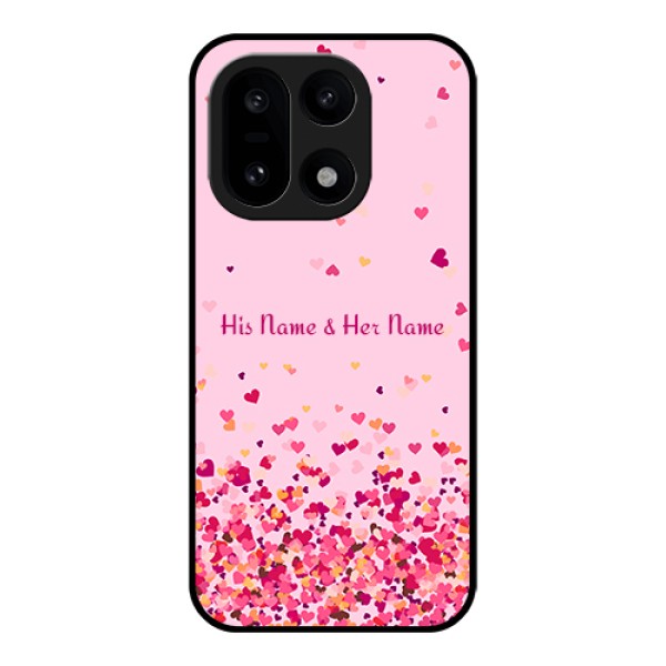 OnePlus 15 5G Custom Glass Phone Case - Floating Hearts Design OnePlus 15 5G Custom Glass Phone Case - Floating Hearts Design