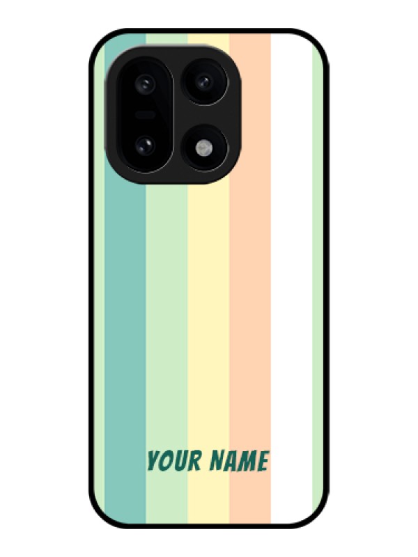 Custom OnePlus 15 5G Custom Glass Phone Case - Multi - Colour Stripes Design