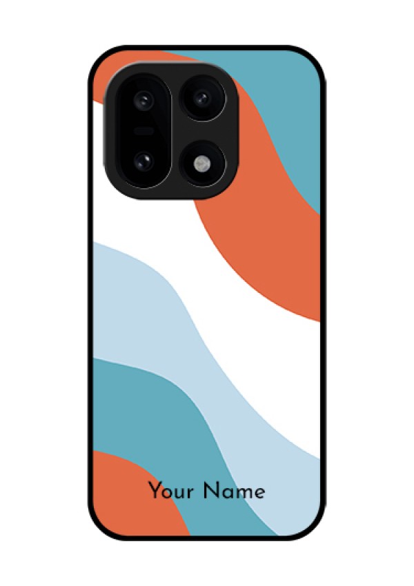 OnePlus 15 5G Custom Glass Phone Case - Coloured Waves Design