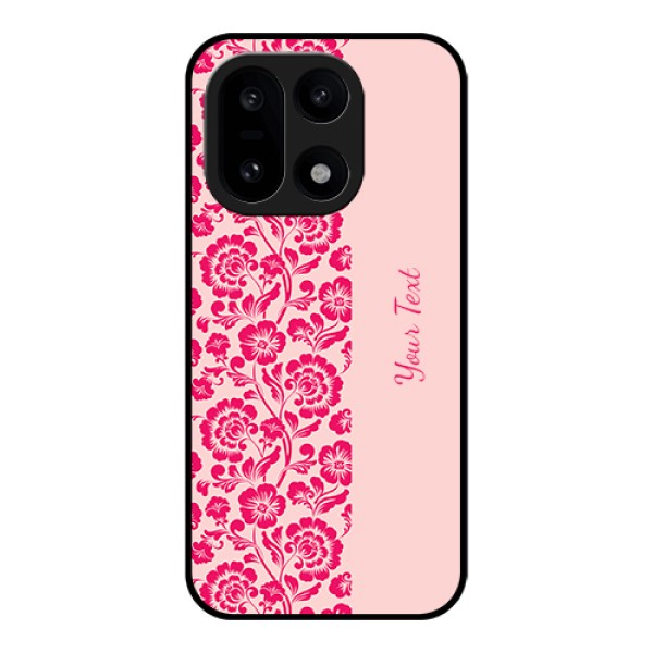 OnePlus 15 5G Custom Glass Phone Case - Attractive Floral Pattern Design