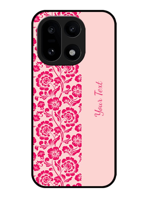 Custom OnePlus 15 5G Custom Glass Phone Case - Attractive Floral Pattern Design