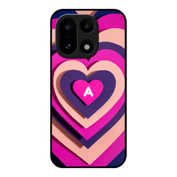 OnePlus 15 5G Custom Glass Phone Case - Cute Heart Pattern Design