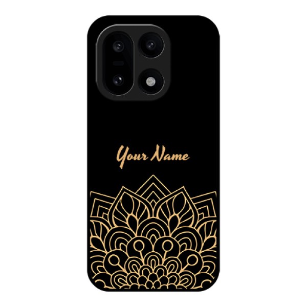 OnePlus 15 5G Custom Glass Phone Case - Golden Mandala Design OnePlus 15 5G Custom Glass Phone Case - Golden Mandala Design