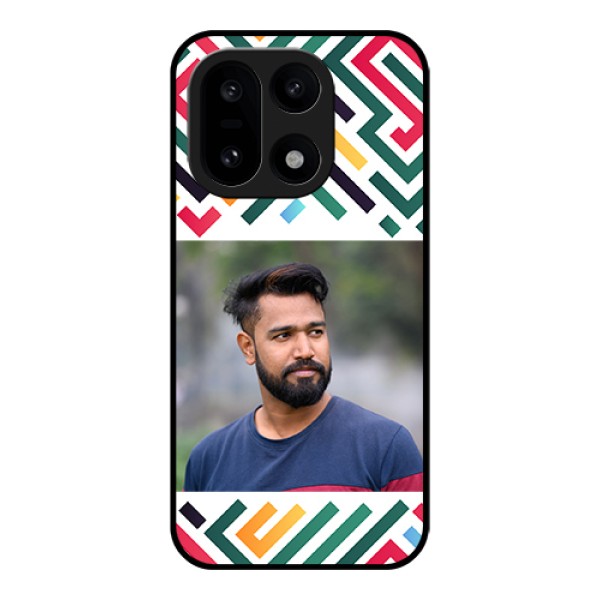 OnePlus 15 5G Custom Glass Phone Case - Colorful Maze Pattern Design OnePlus 15 5G Custom Glass Phone Case - Colorful Maze Pattern Design