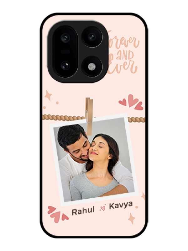 Custom OnePlus 15 5G Custom Glass Phone Case - Forever And Ever Love Design