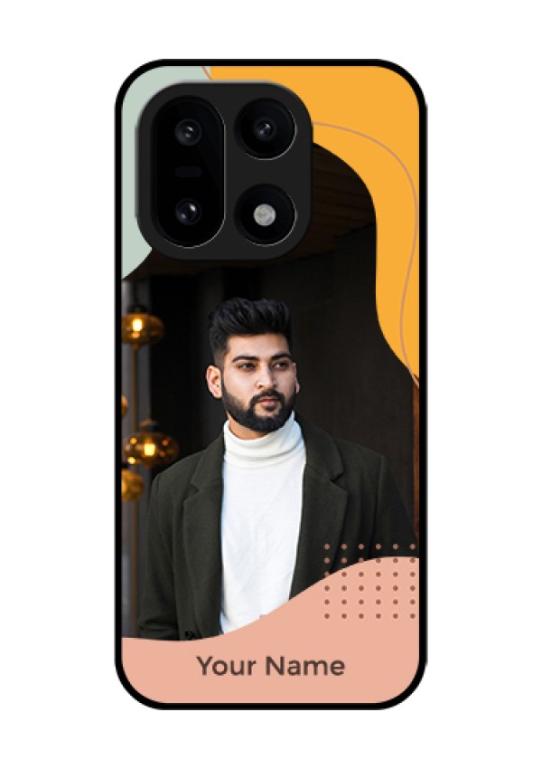 OnePlus 15 5G Custom Glass Phone Case - Tri - Coloured Overlay Design