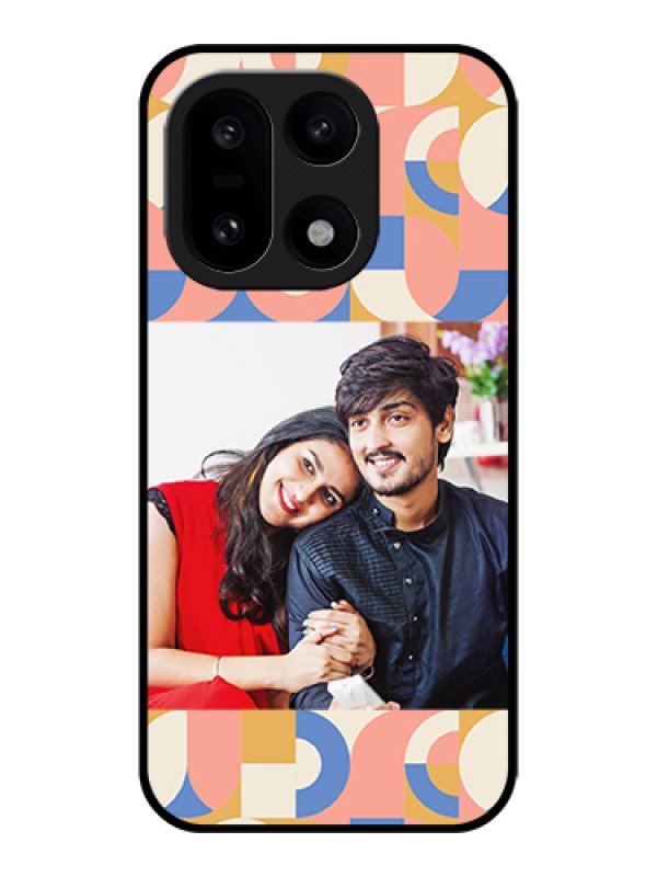 Custom OnePlus 15 5G Custom Glass Phone Case - Semi - Circle Maze Pattern Design