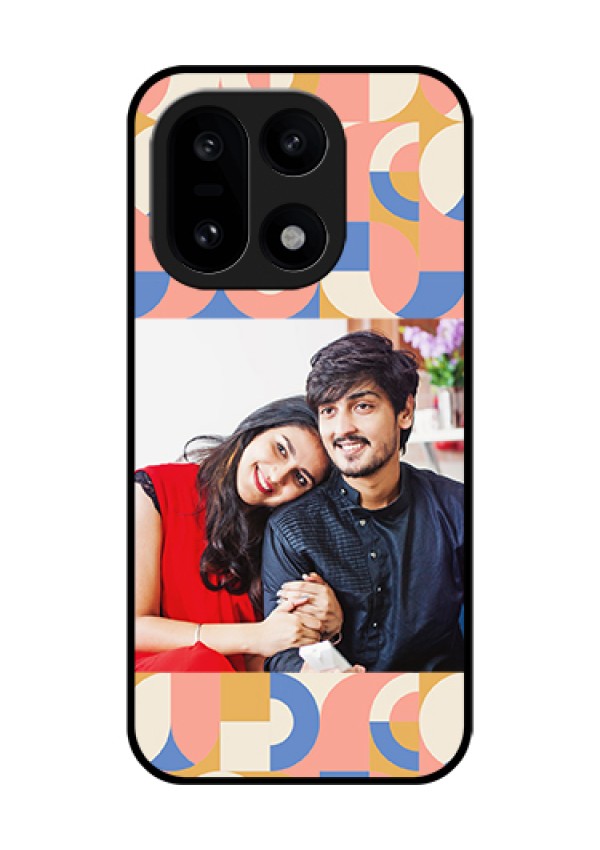 OnePlus 15 5G Custom Glass Phone Case - Semi - Circle Maze Pattern Design