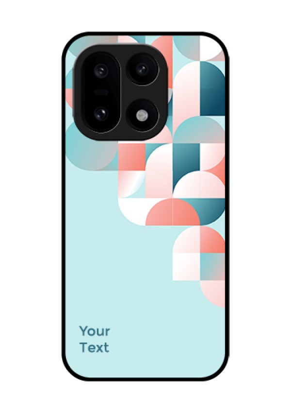 OnePlus 15 5G Custom Glass Phone Case - Stylish Semi - Circle Pattern Design
