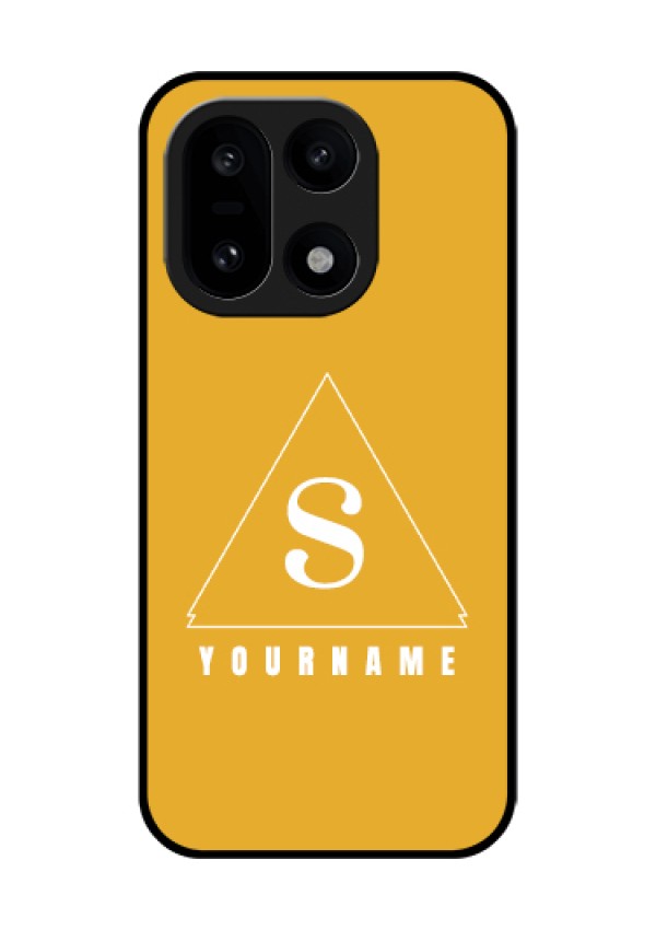 OnePlus 15 5G Custom Glass Phone Case - Simple Triangle Design