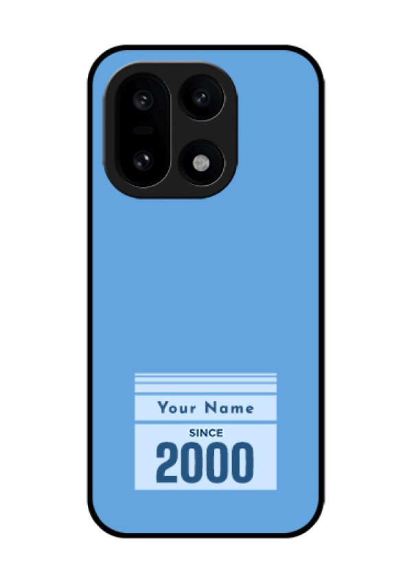 OnePlus 15 5G Custom Glass Phone Case - Custom Year Of Birth Design
