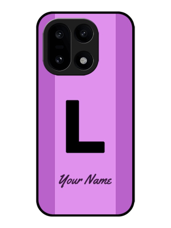 Custom OnePlus 15 5G Custom Glass Phone Case - Tricolor Custom Text Design