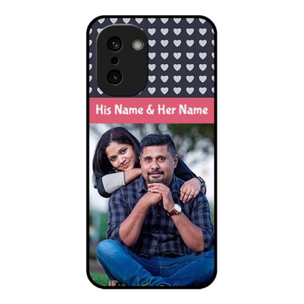 OnePlus 15R 5G Custom Glass Phone Case - Love Symbols Design