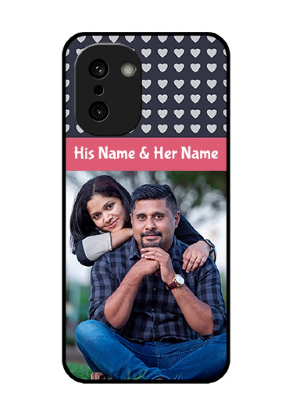 OnePlus 15R 5G Custom Glass Phone Case - Love Symbols Design