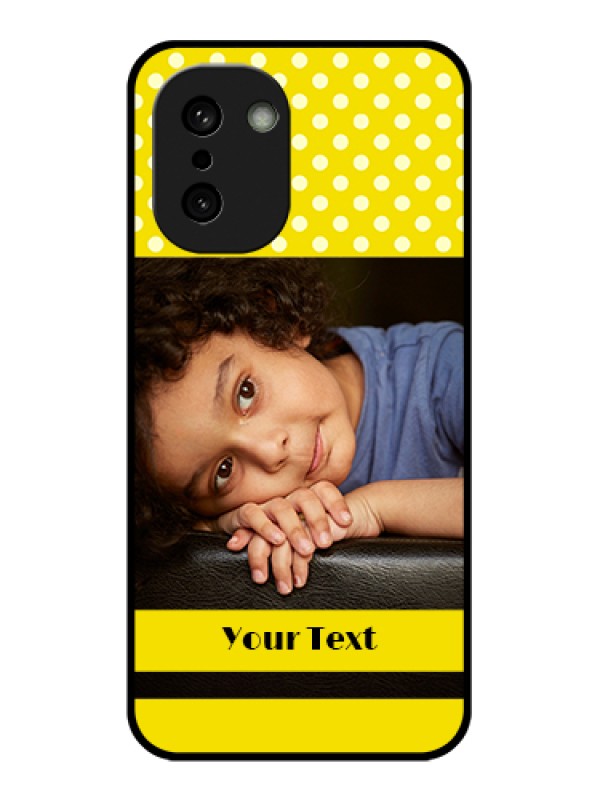 Custom OnePlus 15R 5G Custom Glass Phone Case - Bright Yellow Case Design