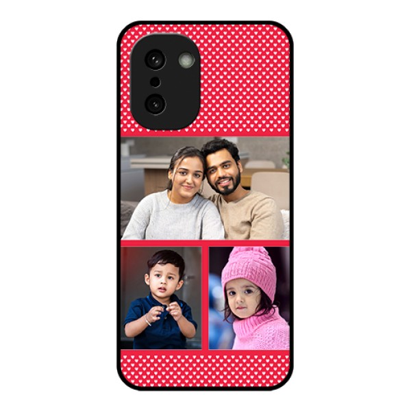 OnePlus 15R 5G Custom Glass Phone Case - Bulk Photo Upload Design