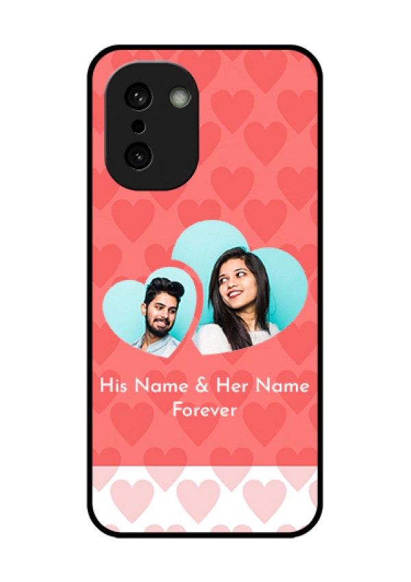 OnePlus 15R 5G Custom Glass Phone Case - Couple Pic Upload Design
