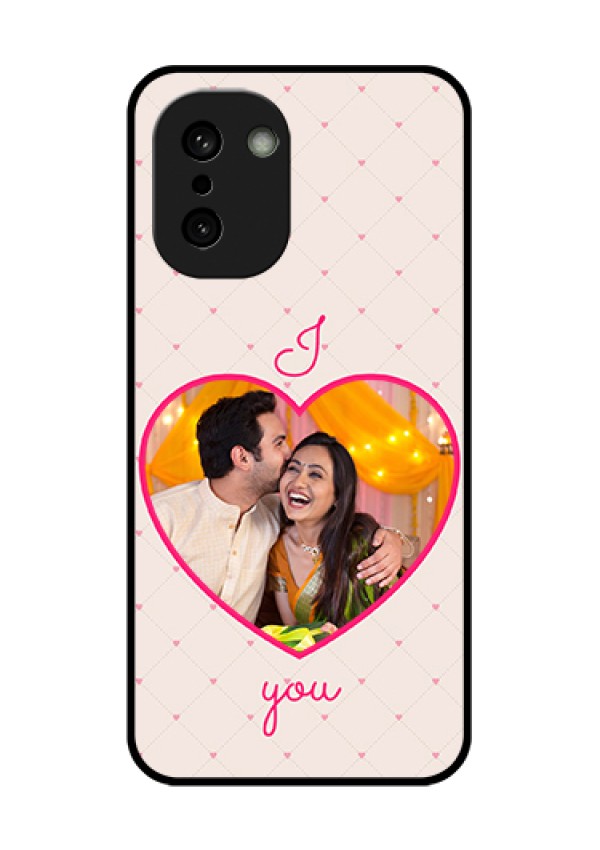 OnePlus 15R 5G Custom Glass Phone Case - Heart Shape Design