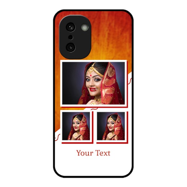 OnePlus 15R 5G Custom Glass Phone Case - Wedding Memories Design