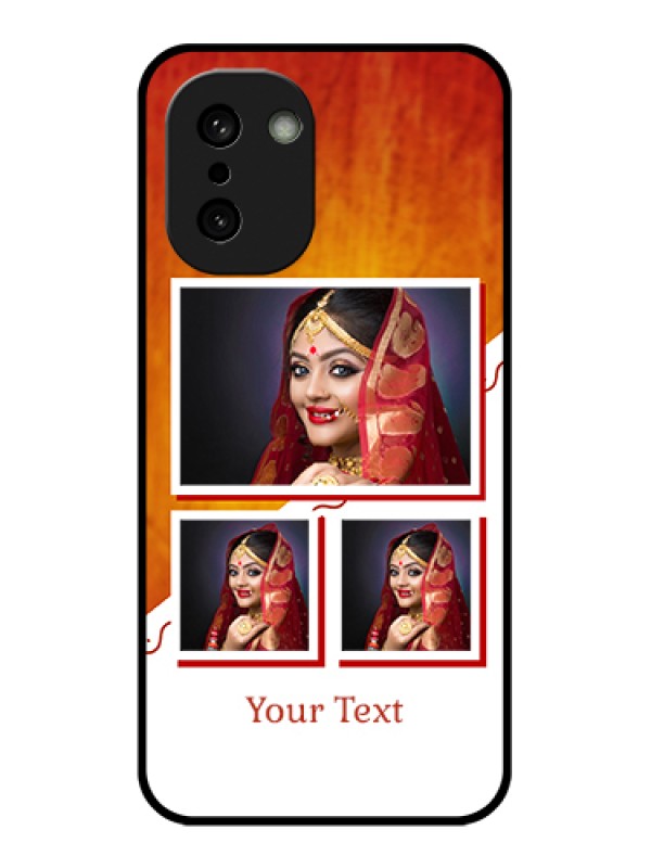 Custom OnePlus 15R 5G Custom Glass Phone Case - Wedding Memories Design