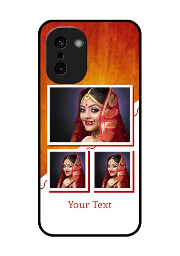 OnePlus 15R 5G Custom Glass Phone Case - Wedding Memories Design