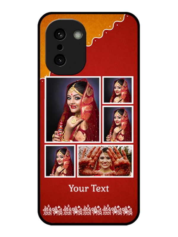 Custom OnePlus 15R 5G Custom Glass Phone Case - Wedding Pic Upload Design