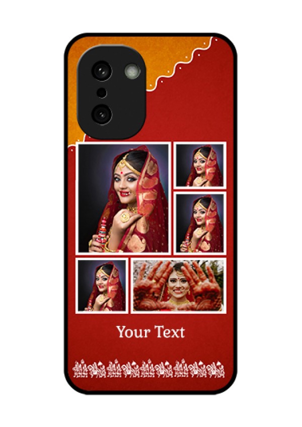 OnePlus 15R 5G Custom Glass Phone Case - Wedding Pic Upload Design