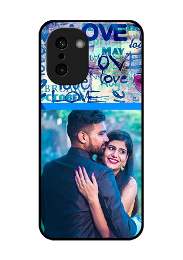 OnePlus 15R 5G Custom Glass Phone Case - Colorful Love Design