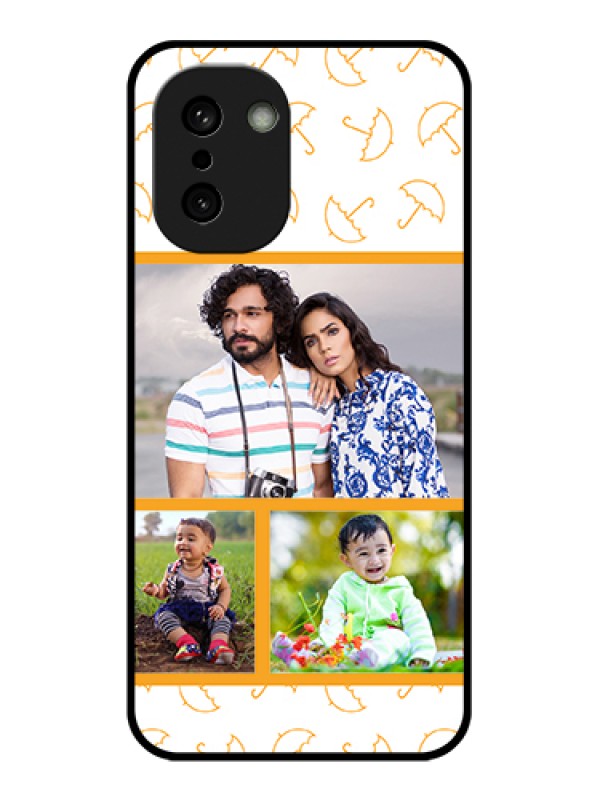 Custom OnePlus 15R 5G Custom Glass Phone Case - Yellow Pattern Design