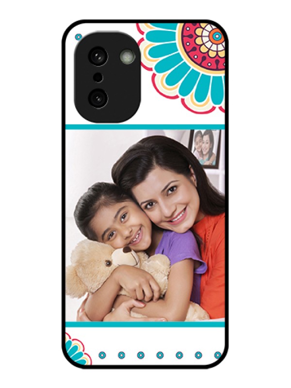 Custom OnePlus 15R 5G Custom Glass Phone Case - Flower Design