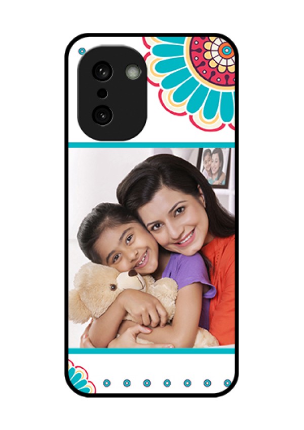 OnePlus 15R 5G Custom Glass Phone Case - Flower Design