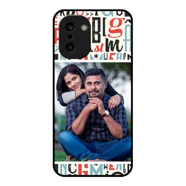 OnePlus 15R 5G Custom Glass Phone Case - Alphabet Design