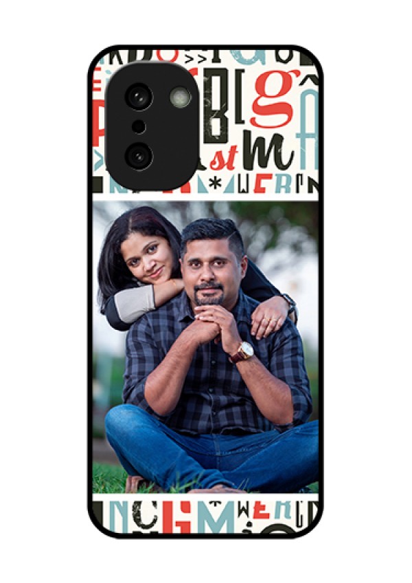 OnePlus 15R 5G Custom Glass Phone Case - Alphabet Design