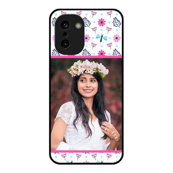 OnePlus 15R 5G Custom Glass Phone Case - Colorful Flower Design OnePlus 15R 5G Custom Glass Phone Case - Colorful Flower Design