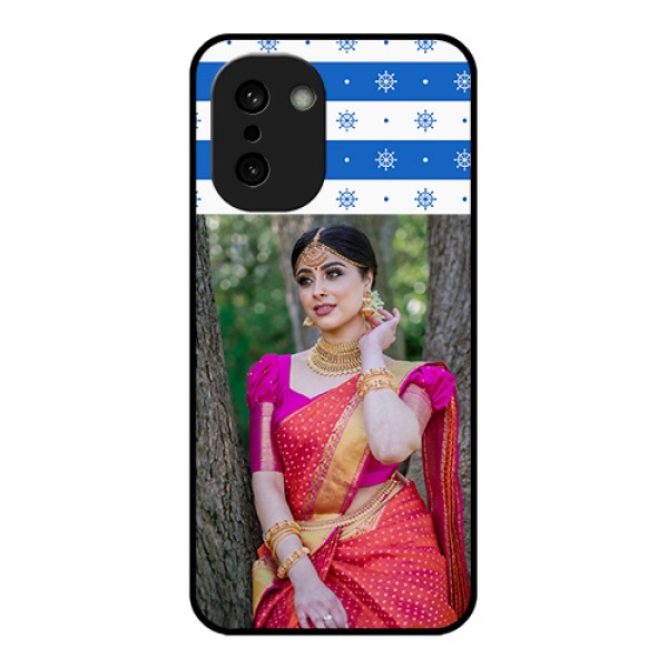 OnePlus 15R 5G Custom Glass Phone Case - Snow Pattern Design