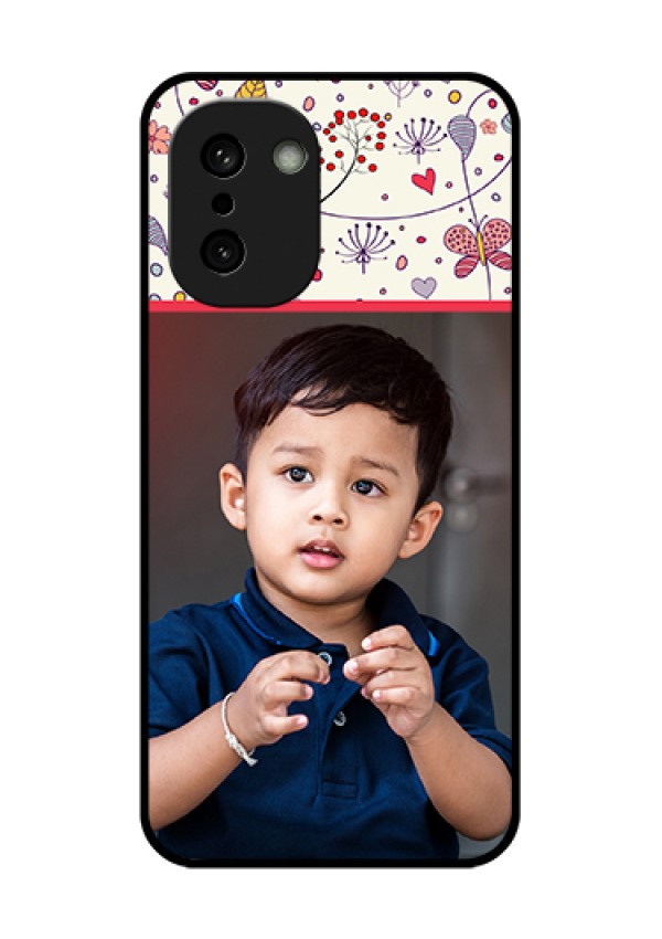OnePlus 15R 5G Custom Glass Phone Case - Premium Floral Design