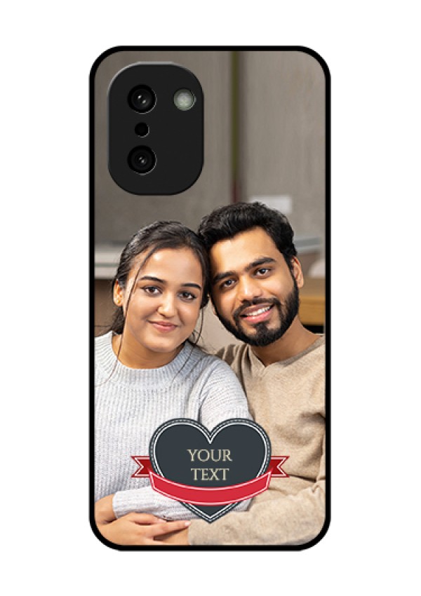 OnePlus 15R 5G Custom Glass Phone Case - Just Married Couple Design