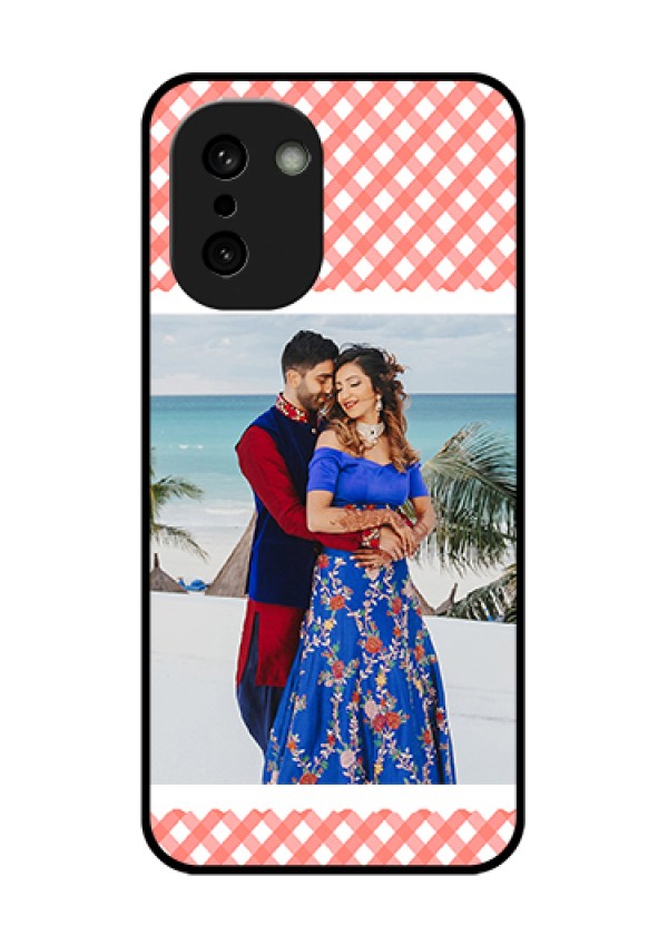 OnePlus 15R 5G Custom Glass Phone Case - Pink Pattern Design