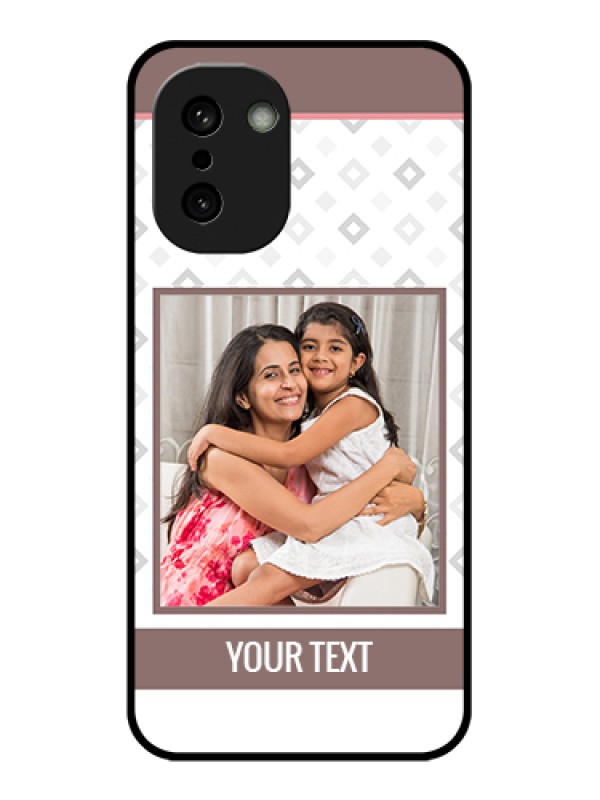 Custom OnePlus 15R 5G Custom Glass Phone Case - Simple Diamond Design
