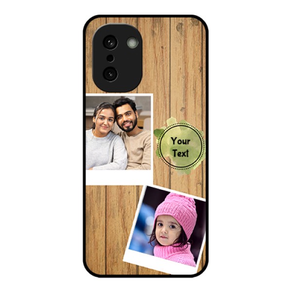 OnePlus 15R 5G Custom Glass Phone Case - Wooden Texture Design