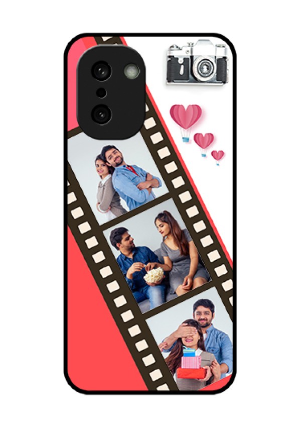 OnePlus 15R 5G Custom Glass Phone Case - 3 Image Holder With Film Reel