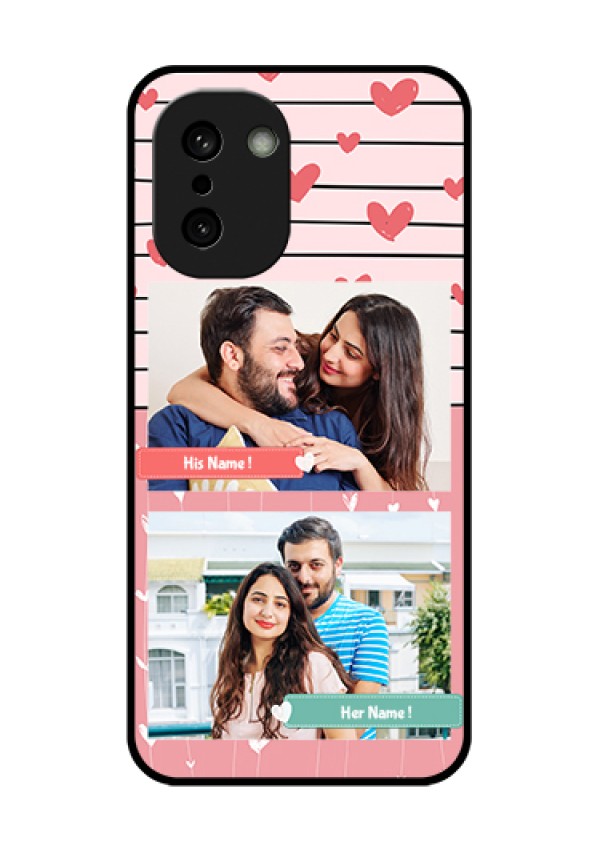 OnePlus 15R 5G Custom Glass Phone Case - Photo With Heart Design