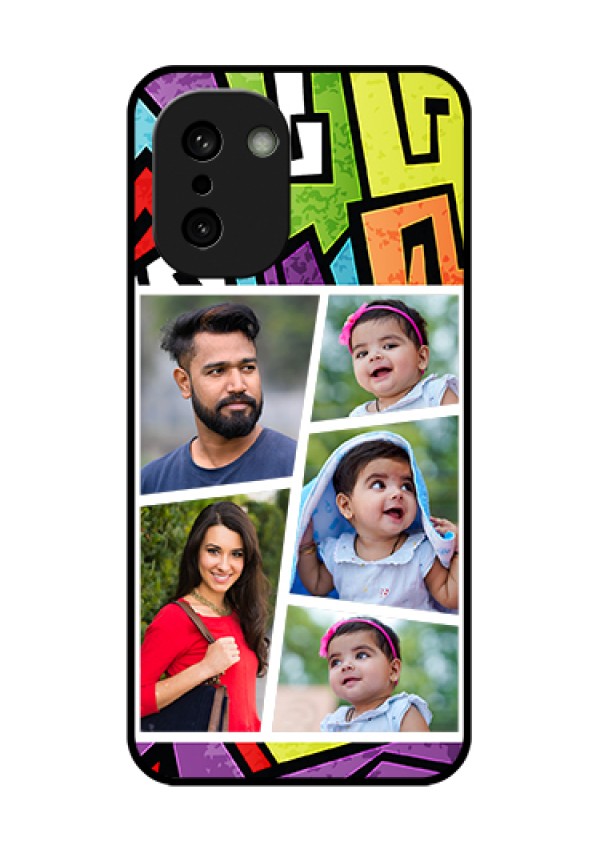 OnePlus 15R 5G Custom Glass Phone Case - Graffiti Pattern Design