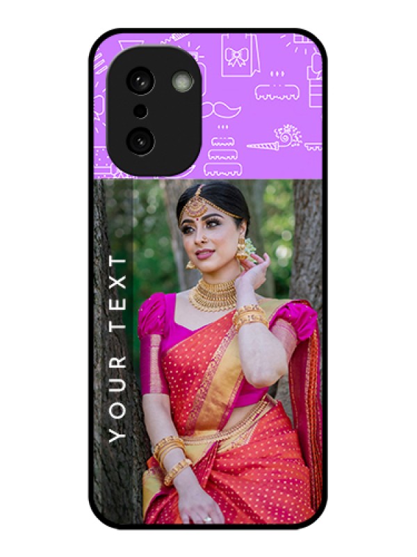 Custom OnePlus 15R 5G Custom Glass Phone Case - Birthday Icons Design