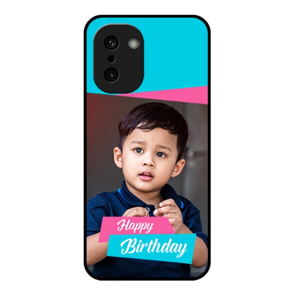 OnePlus 15R 5G Custom Glass Phone Case - Image Holder With 2 Color Design