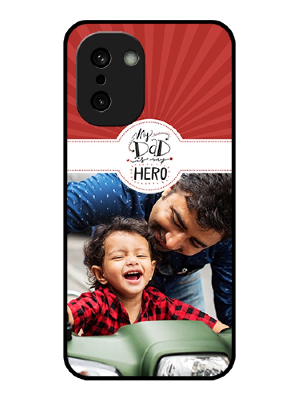 Custom OnePlus 15R 5G Custom Glass Phone Case - My Dad Hero Design