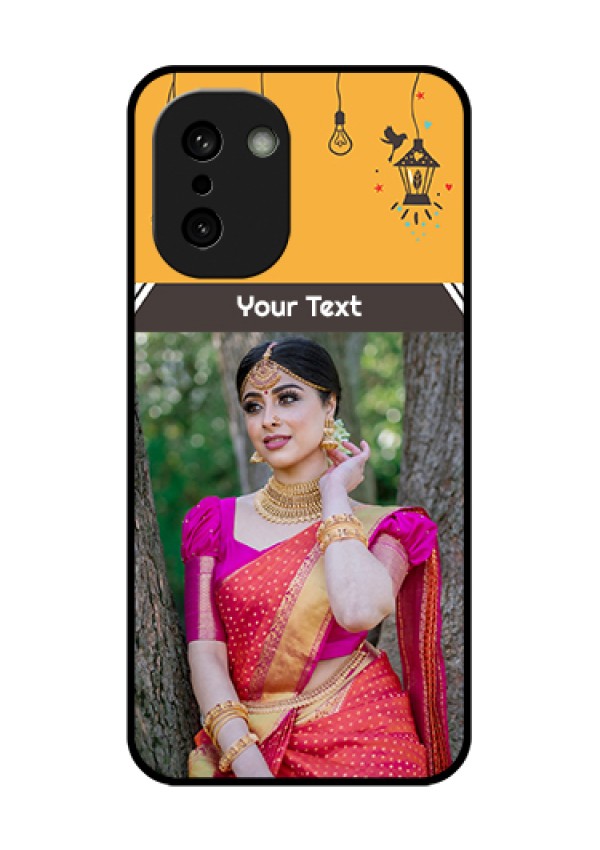 OnePlus 15R 5G Custom Glass Phone Case - With Family Picture And Icons