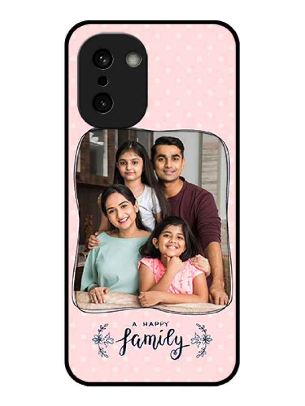 Custom OnePlus 15R 5G Custom Glass Phone Case - Family With Dots Design