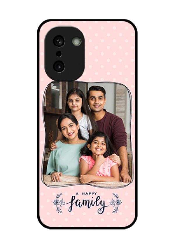 OnePlus 15R 5G Custom Glass Phone Case - Family With Dots Design