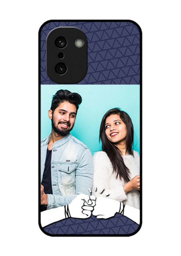 OnePlus 15R 5G Custom Glass Phone Case - With Best Friends Design